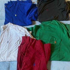 Lot of men’s Ralph Lauren Tshirts